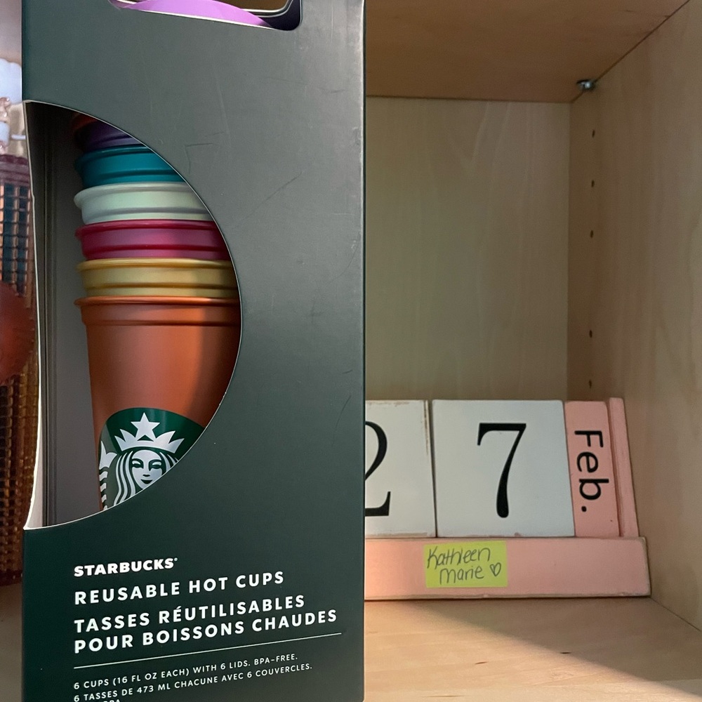 Brand new Starbucks hot cups
